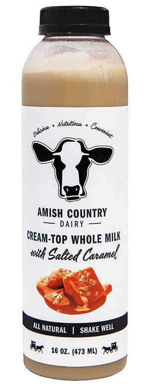 Cream-Top Whole Milk with Salted Caramel Cream-Top Whole Milk with Salted Caramel