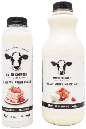 Heavy Whipping Cream, 16 oz. and 59 oz. Heavy Whipping Cream, 16 oz. and 59 oz.