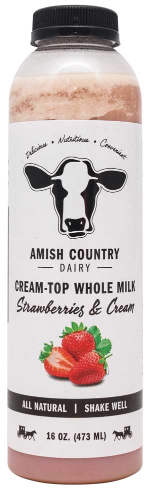 Cream-Top Whole Milk, Strawberries & Cream Cream-Top Whole Milk, Strawberries & Cream