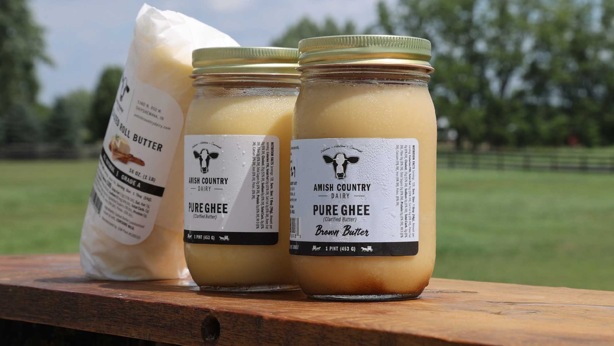 Amish Country Dairy butter and ghee